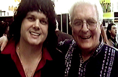Jimmy Hotz and Bob Moog at the NAMM show in California